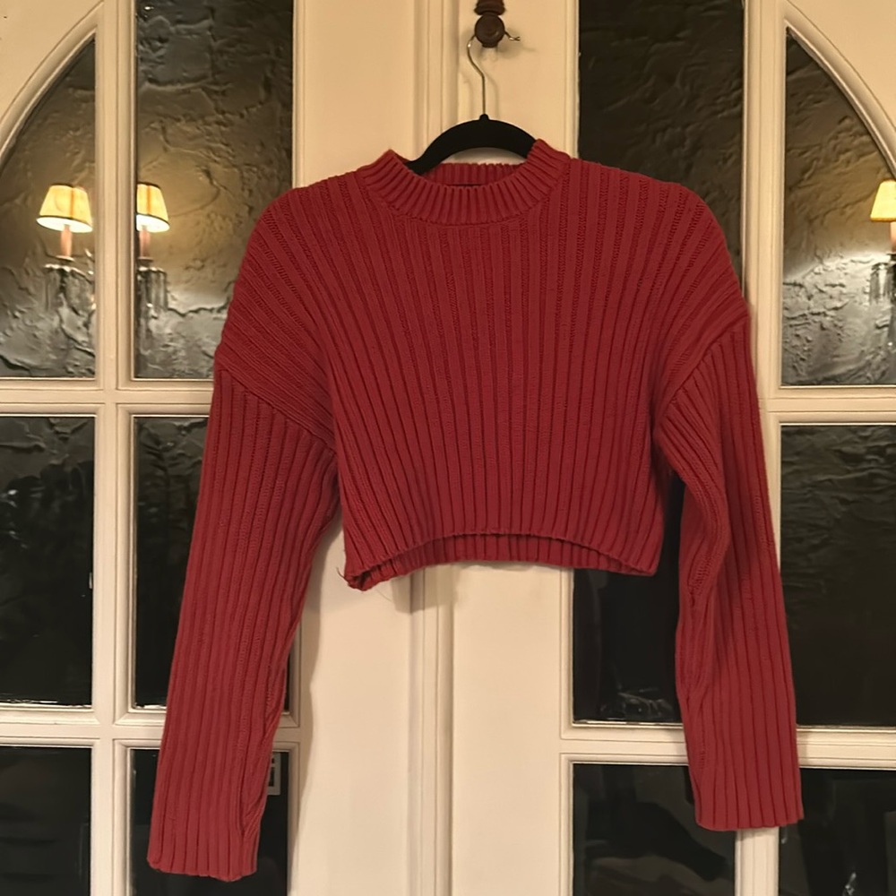 Zara cropped sweater.